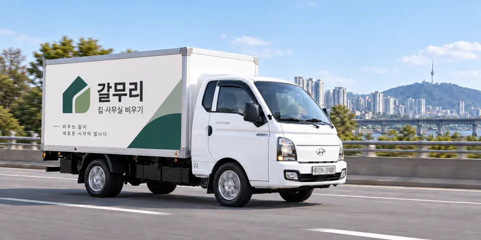 호원동 유품정리 | 갈무리 작업 차량, 그림